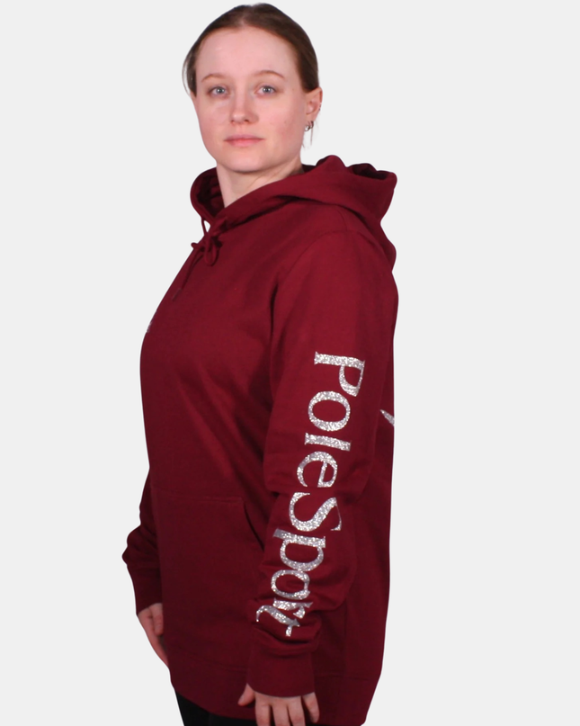 Pole Sport Hettupeysa Vínrauð