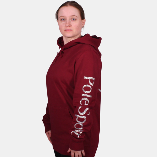 Pole Sport Hettupeysa Vínrauð