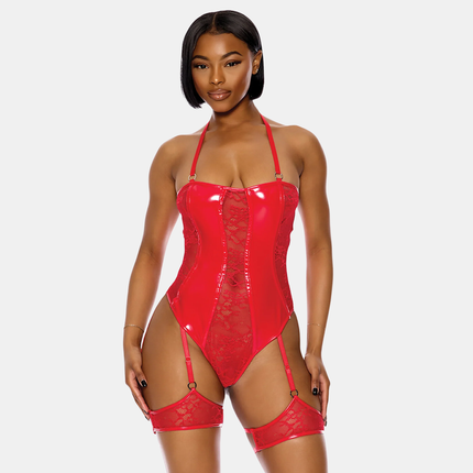 Perfect Pair Vinyl and Lace Samfella