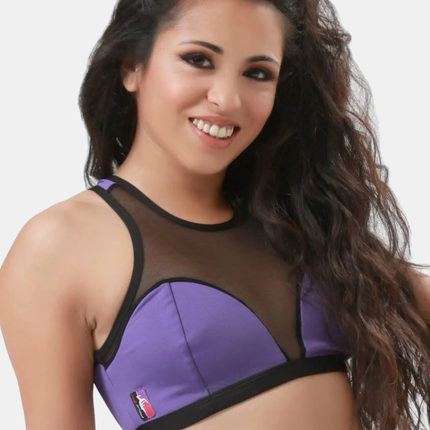 Peek'A' Boo Íþróttatoppur Fjólublár