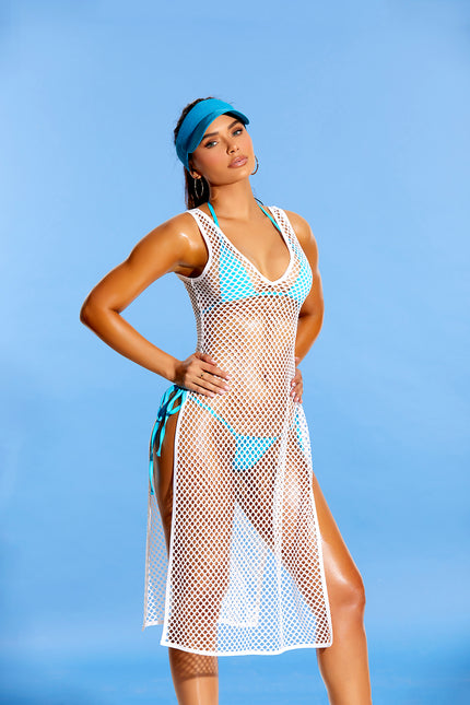 Netakjóll Með Klauf