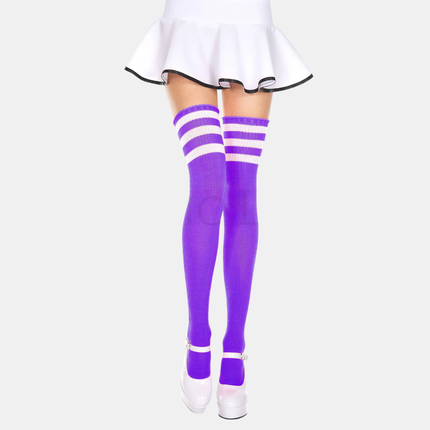 Háir sokkar "Athlete acrylic" Striped top