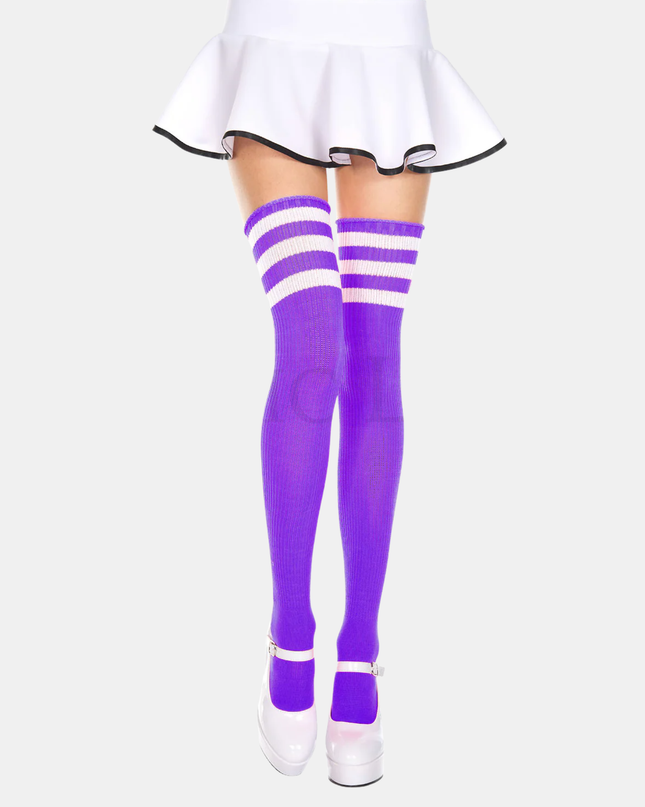 Háir sokkar "Athlete acrylic" Striped top