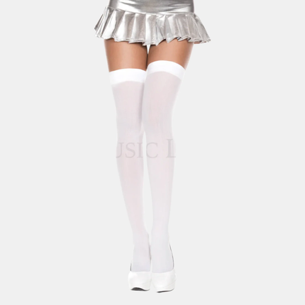 Háir sokkar "opaque" Thigh hi