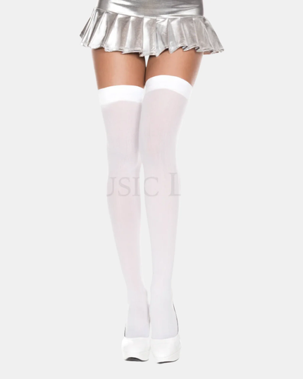 Háir sokkar "opaque" Thigh hi