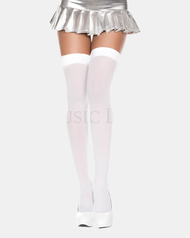 Háir sokkar "opaque" Thigh hi