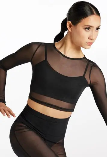 Toppur "Mesh Crop"
