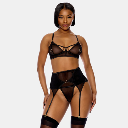 Piercing Desire Mesh Undirfata Sett