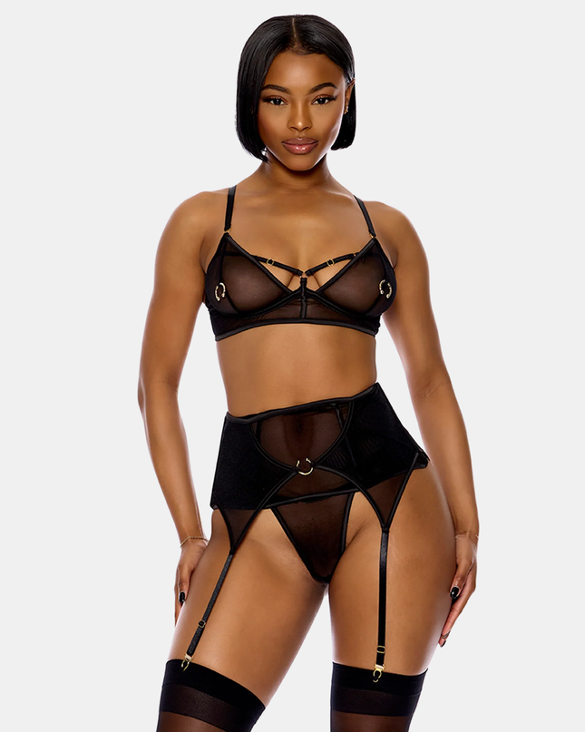 Piercing Desire Mesh Undirfata Sett