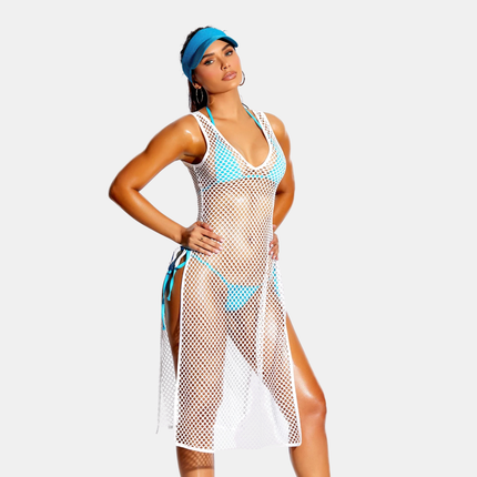 Netakjóll Með Klauf