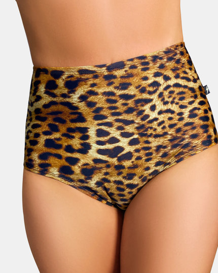 Fawnia Leopard Hight Waisted Hot Pants