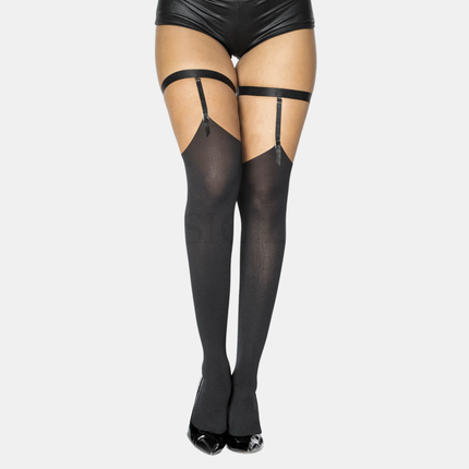 Háir Sokkar "opaque" With garters