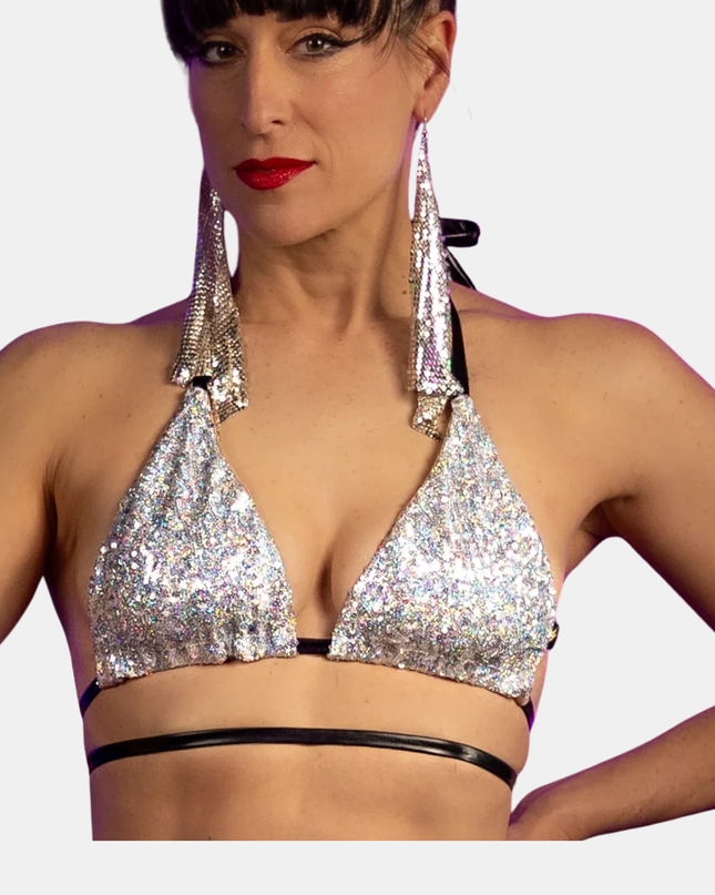 Cleo Out Shine Bikini Top