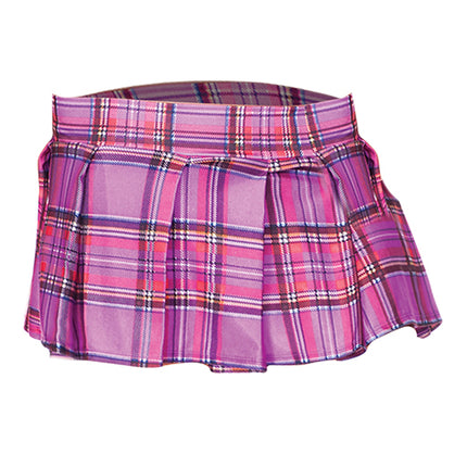 Plaid Pleated Skirt