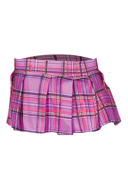 Plaid Pleated Skirt