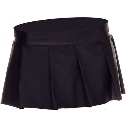 Solid Color Pleated Skirt