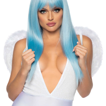 Marabou feather angel wings