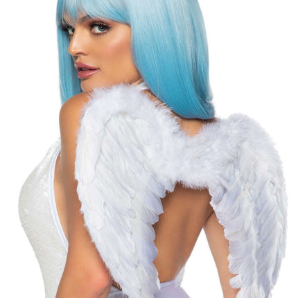 Marabou feather angel wings