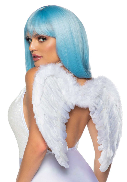 Marabou feather angel wings