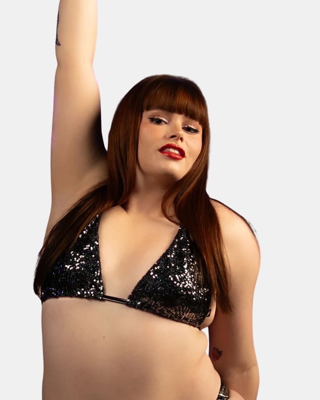 Cleo Out Shine Bikini Top