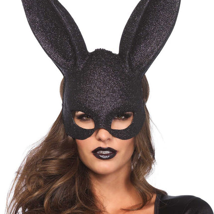 Glitter masquerade rabbit mask