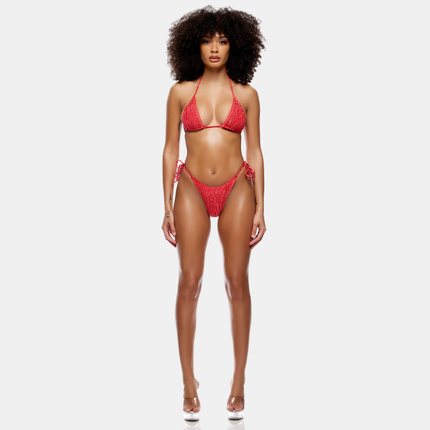 Atrani Coral Red Bikini Sett