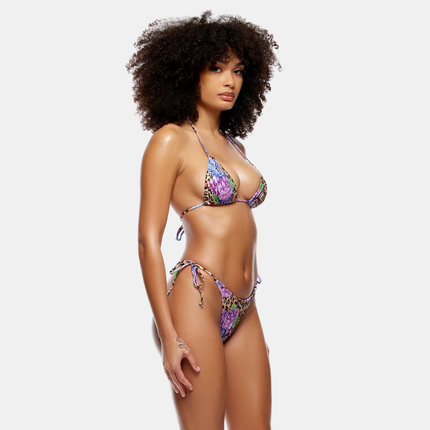 Positano Cheetah Blue Bikini Sett