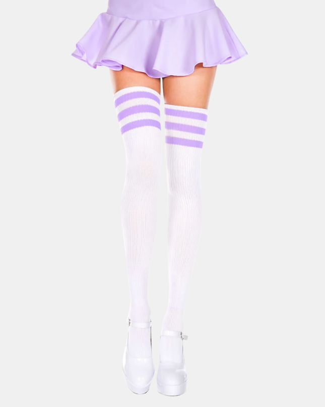 Háir sokkar "Athlete acrylic" Striped top