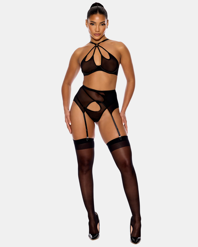 Undirfata Sett "Black Pearl"