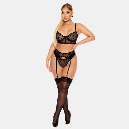 Heart You Embroidered Undirfata Sett