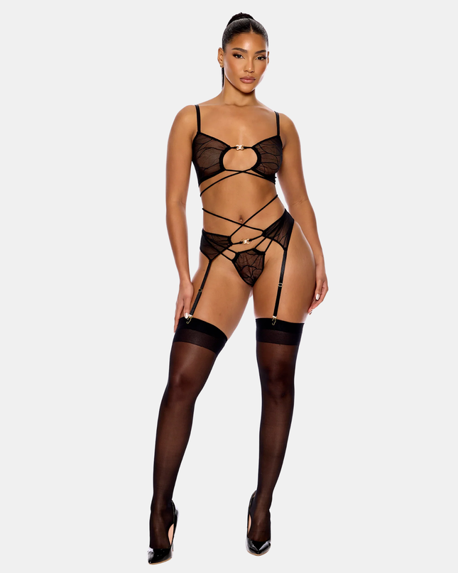 Undirfata Sett "Black Pearl"