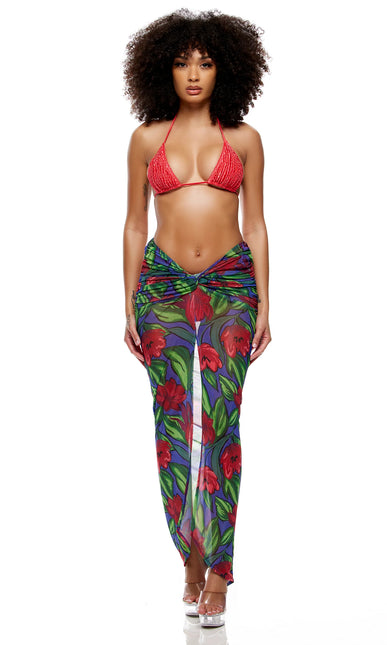 Calabria Mesh Pool Maxi Skirt