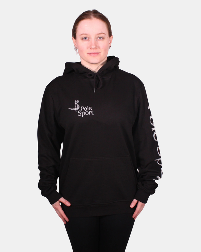 Pole Sport Hettupeysa Svört "Glimmer"