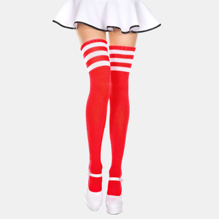 Háir sokkar "Athlete acrylic" Striped top