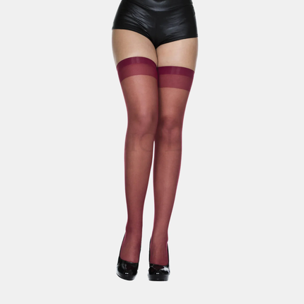 Háir sokkar "opaque" Thigh hi