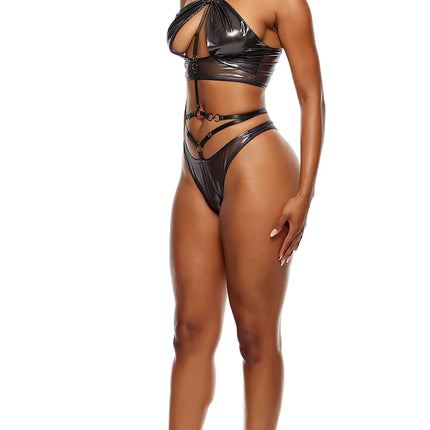 Liquid Metal  Halterneck Bra Undirfata Sett