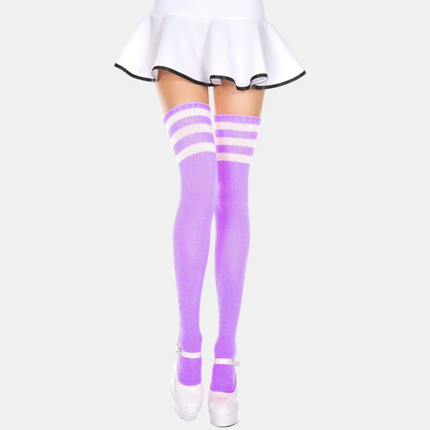 Háir sokkar "Athlete acrylic" Striped top