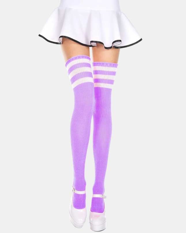 Háir sokkar "Athlete acrylic" Striped top