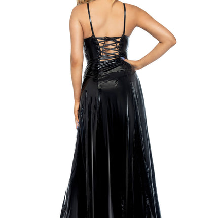 Vinyl ball gown