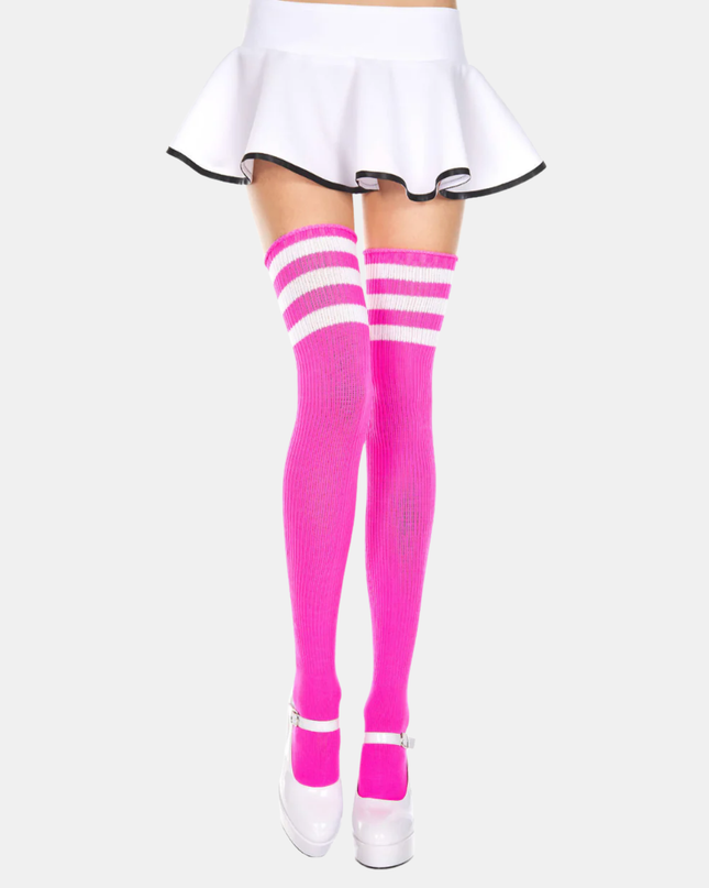 Háir sokkar "Athlete acrylic" Striped top