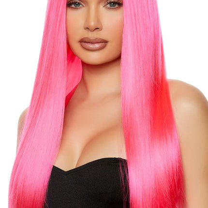 Pink Straight Wig