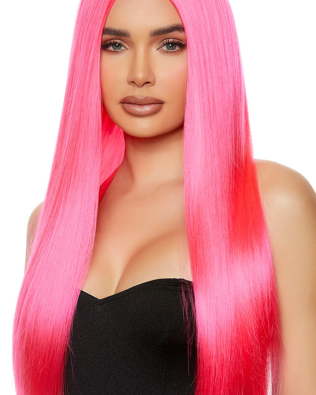 Pink Straight Wig