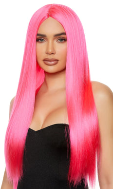 Pink Straight Wig