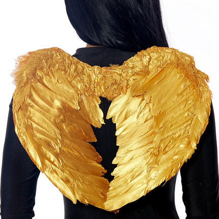 Mini Feather Engla Vængir Til í Gylltu & Silfur