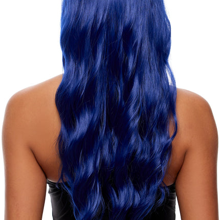 Blue Wavy Wig
