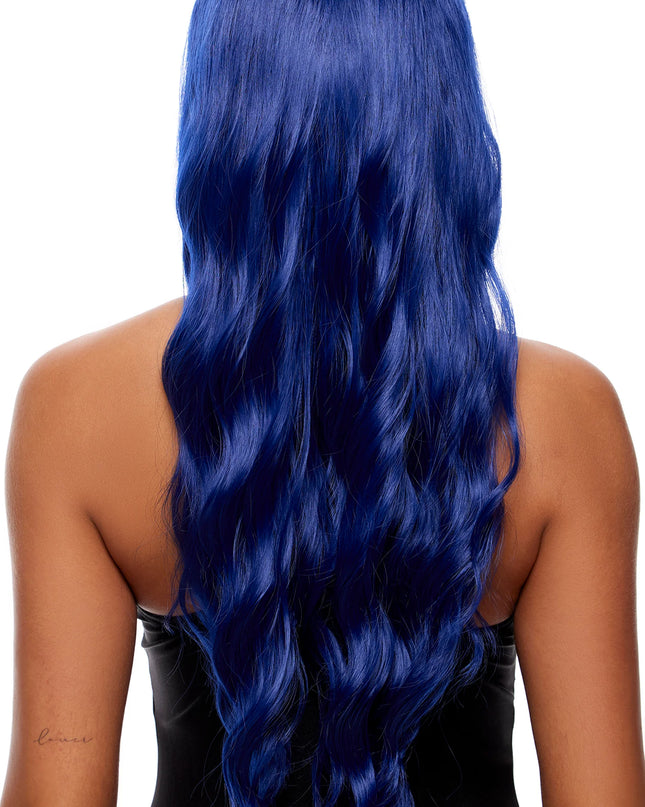 Blue Wavy Wig