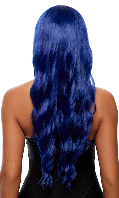 Blue Wavy Wig