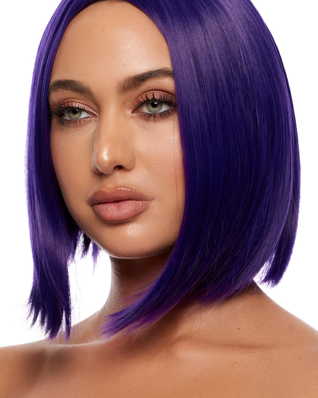 Purple Lob Wig