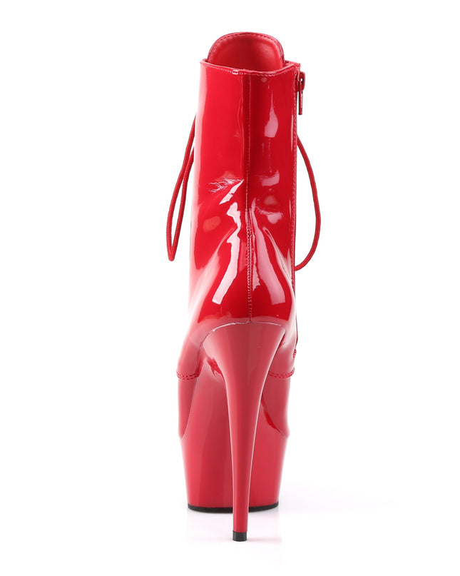 Delight Red Ankle Boot