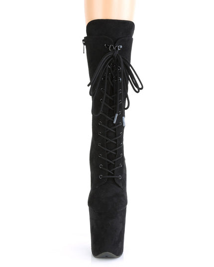 Flamingo Black Suede